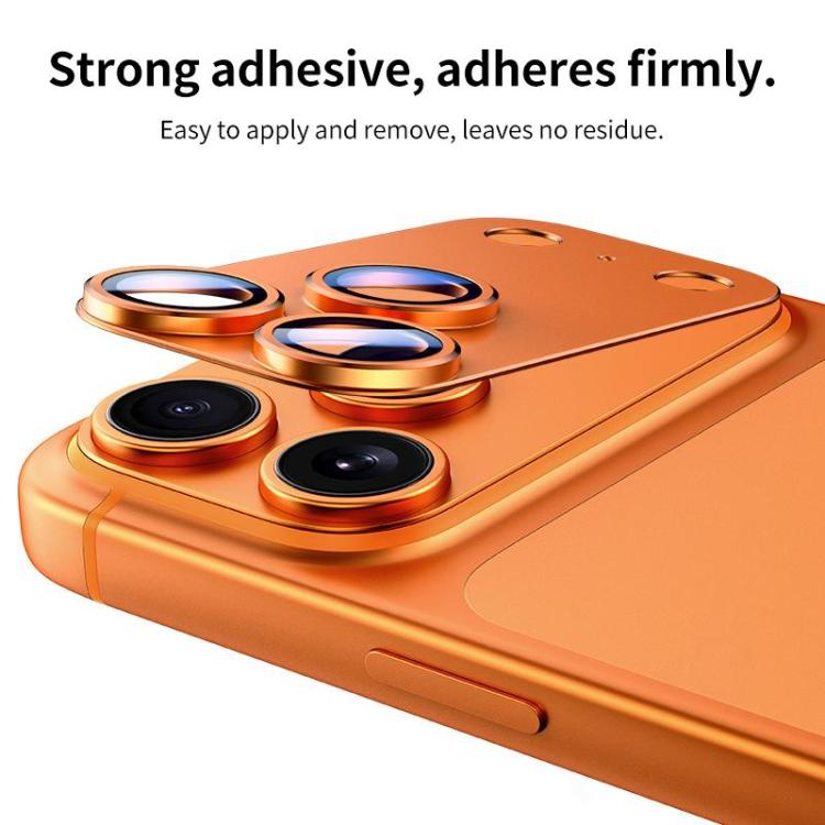 XDcase 5pcs Armor Full-Coverage Frosted Metal Camera Lens Ring Film, For iPhone Air