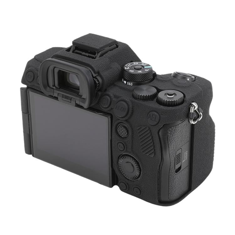 Litchi Texture Soft Silicone Protective Case, For Sony Alpha 7 V / ILCE-7M5