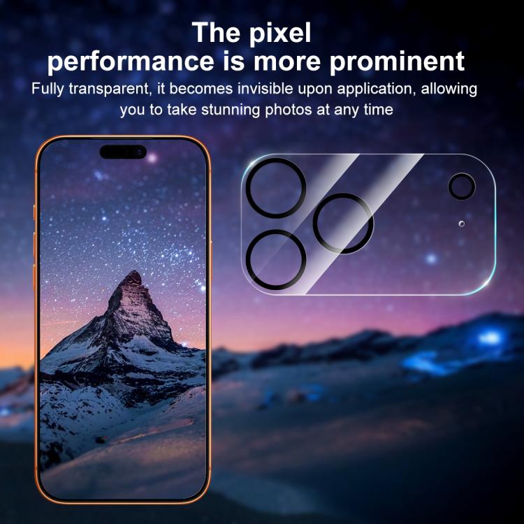 XDcase 5pcs Silkscreen Integrated Tempered Glass Back Camera Film, For iPhone 17 Pro Max, For iPhone 17 Pro, For iPhone 17, For iPhone Air