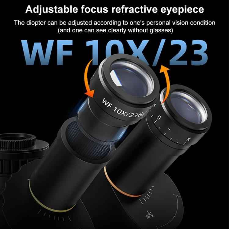 QianLi 6558 6.5X-58X Gorilla Trinocular Microscope with Light Source + UV Lamp + 256 IR Module, with Light Source + UV Lamp + 256 IR Module, Plug:US Plug, QianLi 6558 with 256 IR Module EU Plug