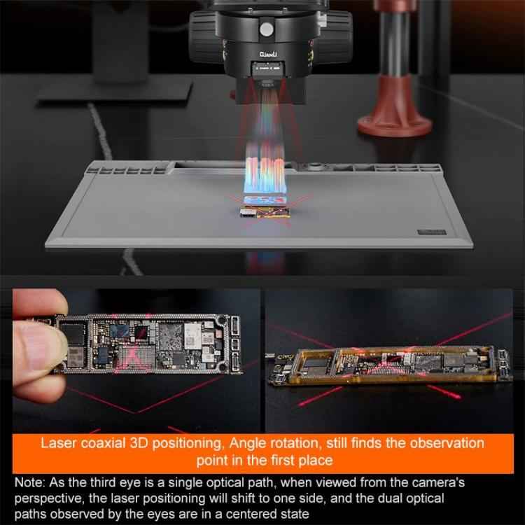 QianLi 6558 6.5X-58X Gorilla Trinocular Microscope with Light Source + CX60S Camera, with Light Source + CX60S Camera,US Plug, with Light Source + CX60S Camera,EU Plug