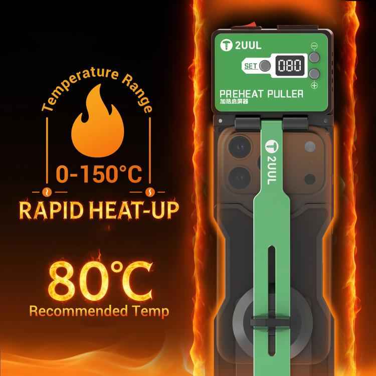 2UUL DA10 LCD Back Cover Disassembling Preheat Puller, US Plug, EU Plug