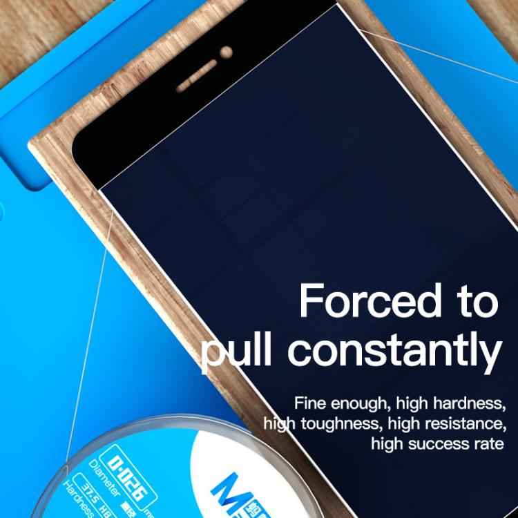 MaAnt 100m High Hardness Curved Screen Cutting Diamond Wire, 0.03mm, 0.026mm, 0.035mm