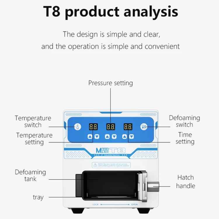 MaAnt T8 8 inch Screen Laminating & Defoaming Machine with Built-in Quiet Vacuum Pump, US Plug, EU Plug, UK Plug