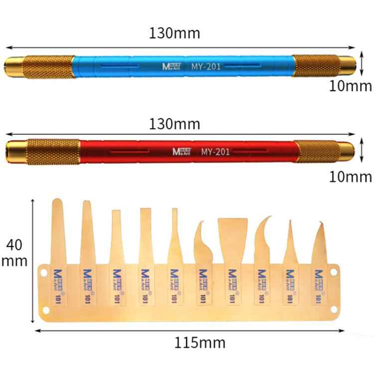 MaAnt MY-101 Ultra Thin Stainless Steel Remove Glue Blade Set, MaAnt MY-101
