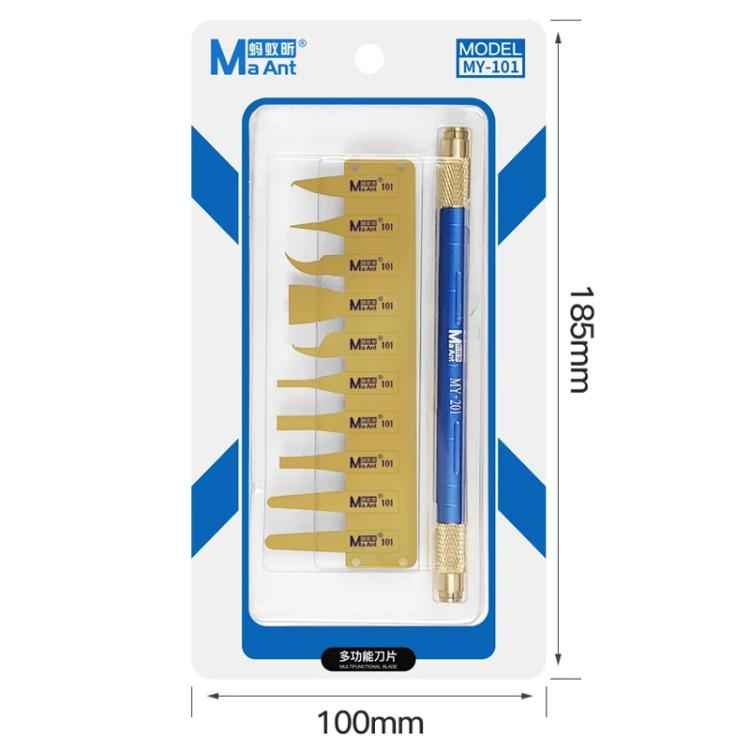 MaAnt MY-101 Ultra Thin Stainless Steel Remove Glue Blade Set, MaAnt MY-101