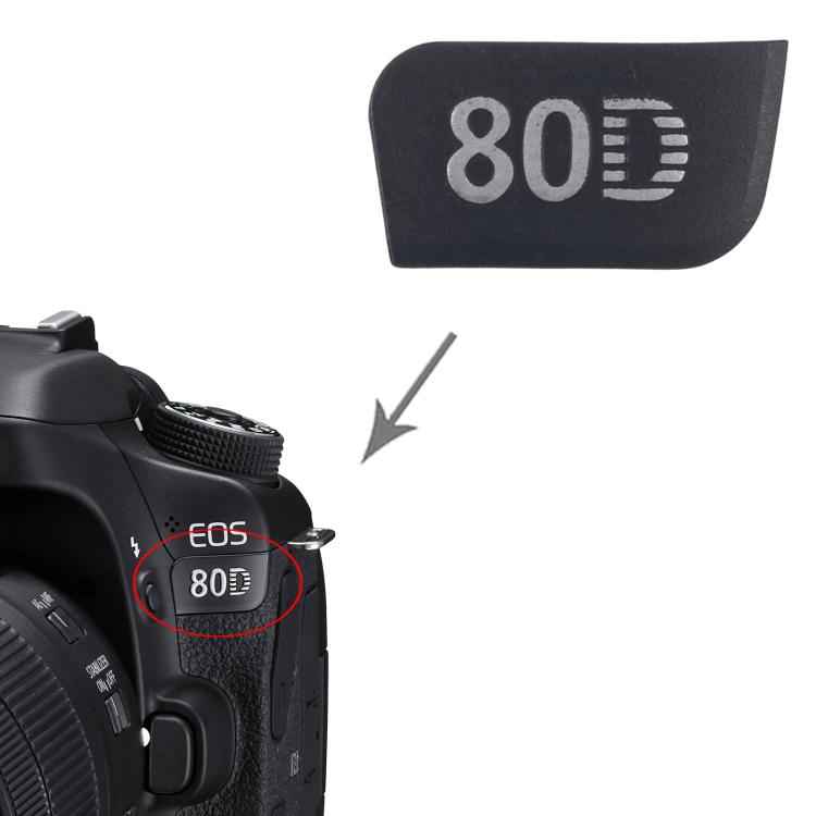 OEM Name Plate, For Canon EOS 80D