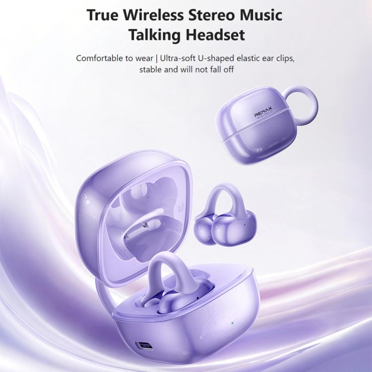 REMAX OWS-22 Clip-on True Wireless ENC Noise Reduction Bluetooth Earphones, OWS-22