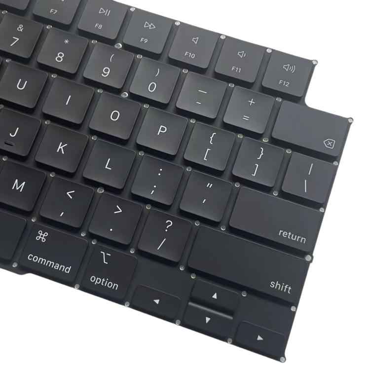 US Version Keyboard, For MacBook Pro 16.2 2024 M4 Pro A3186, For MacBook Pro 16.2 2024 M4 Pro A3403, For MacBook Pro 14.2 2024 M4 A3401, For MacBook Pro 14.2 2024 M4 A3185