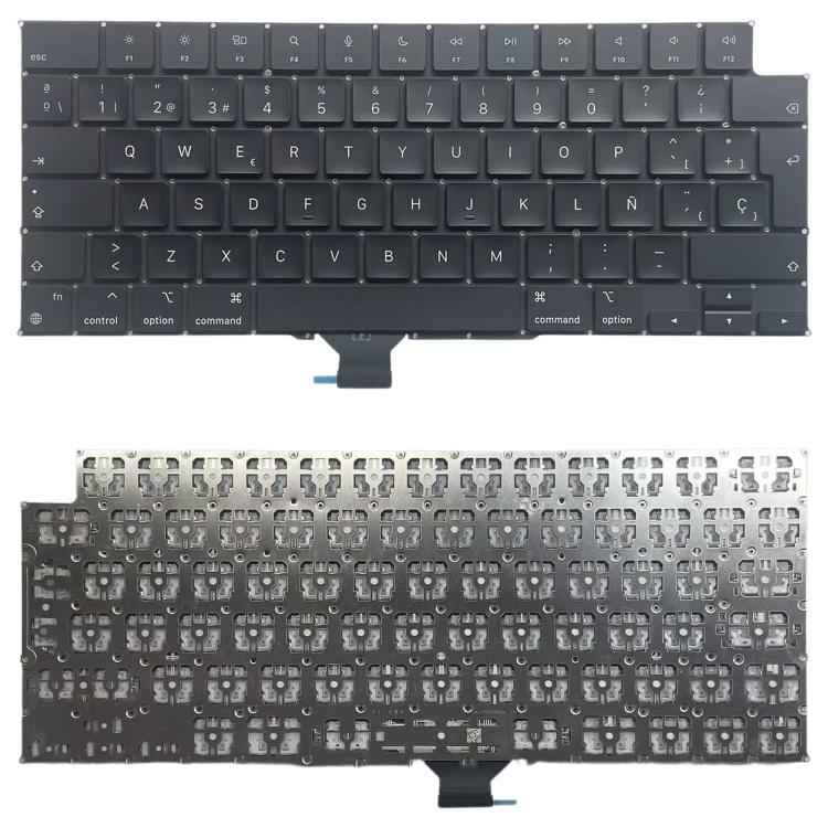 UK Big Enter Version Spanish Keyboard, For MacBook Pro 16.2 A3186, For MacBook Pro 16.2 A3403, For MacBook Pro 14.2 A3401, For MacBook Pro 14.2 A3185