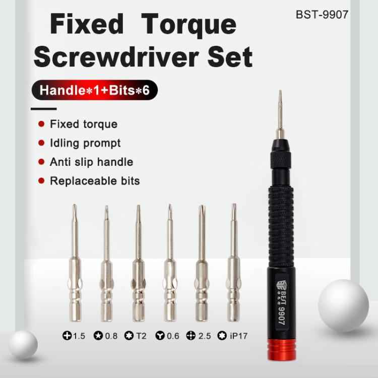 BEST BST-9907 7 in 1 Torque Screwdriver Set with S2 Screwdriver Bits, BEST BST-9907