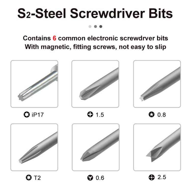 BEST BST-9907 7 in 1 Torque Screwdriver Set with S2 Screwdriver Bits, BEST BST-9907