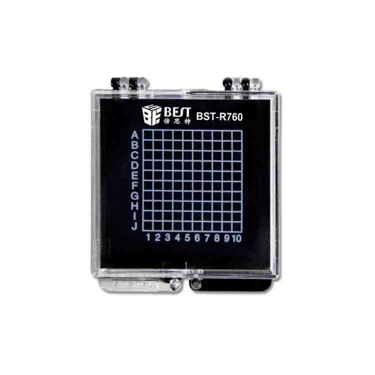 BEST BST-R760 Mini Anti-static Transparent Self-adsorbing Chip Plastic Box, BEST BST-R760