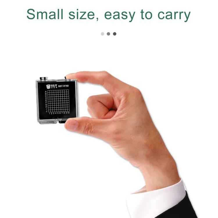 BEST BST-R760 Mini Anti-static Transparent Self-adsorbing Chip Plastic Box, BEST BST-R760