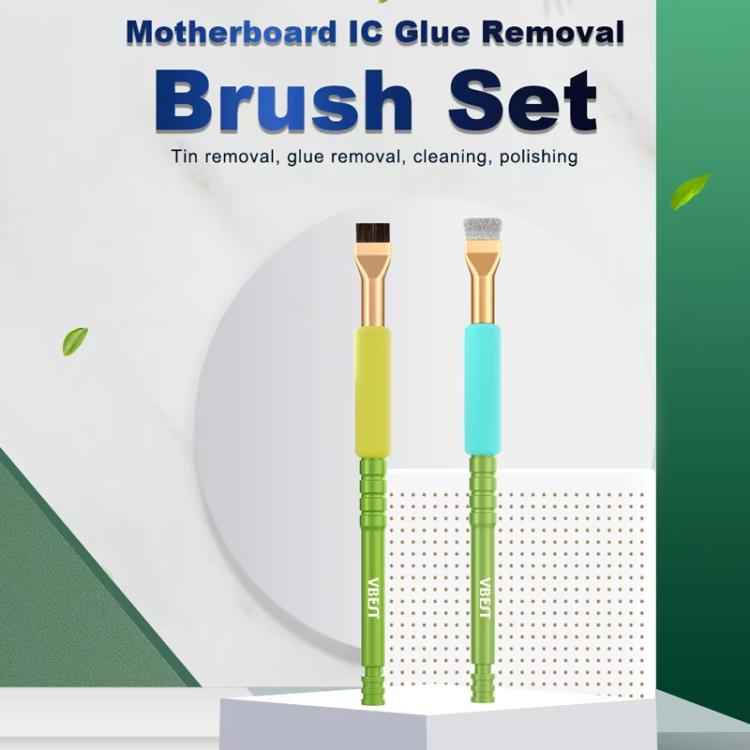 BEST VBST-81 Motherboard IC Glue Removal Chip Dust Aluminum Alloy Clean Brush Set, BEST VBST-81