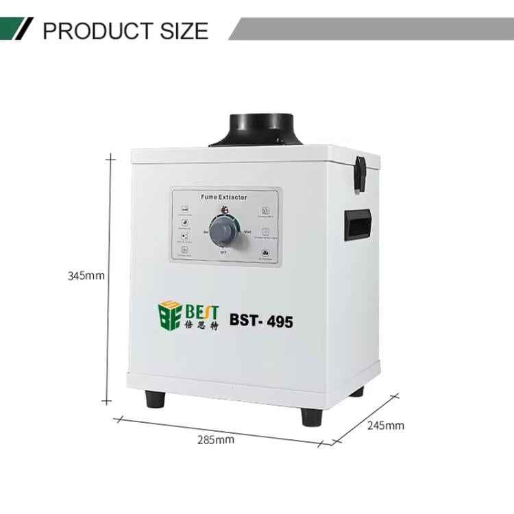 BEST BST-495 Powerful Suction Air Static Multiple Filters Soldering Tin Smoke Purifier, UK Plug, US Plug, EU Plug