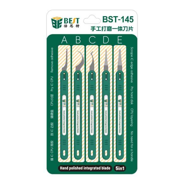 BEST BST-145 5 in 1 Cutting Glue Removal Disassembly Blades Set, BEST BST-145
