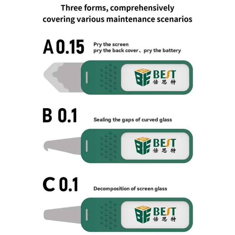 BEST BST-146 3 in 1 Disassembly Steel Pry Plate Set, BEST BST-146