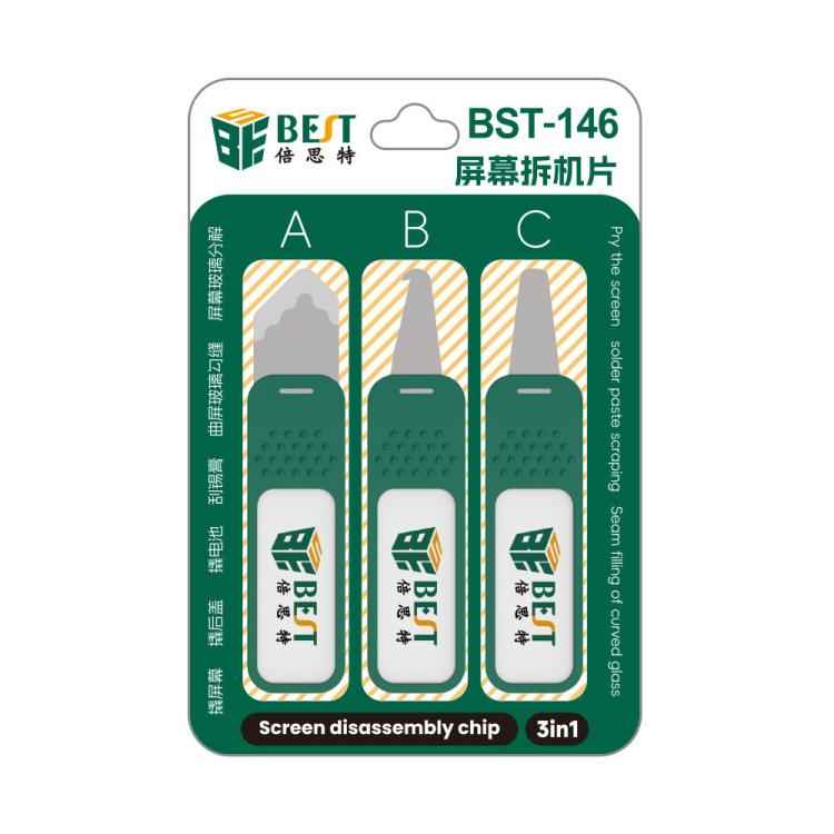 BEST BST-146 3 in 1 Disassembly Steel Pry Plate Set, BEST BST-146
