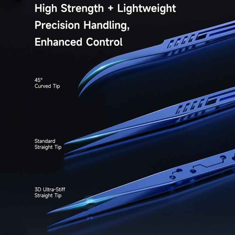 Mechanic Motherboard Flying Wire Titanium Alloy Tweezers, T3D-11, Tia-11, Tia-16