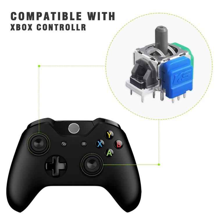 Blue Magnetic TMR Hall Effect 3D Analog Joystick, For Microsoft Xbox, For Sony PS5, For Sony PS4