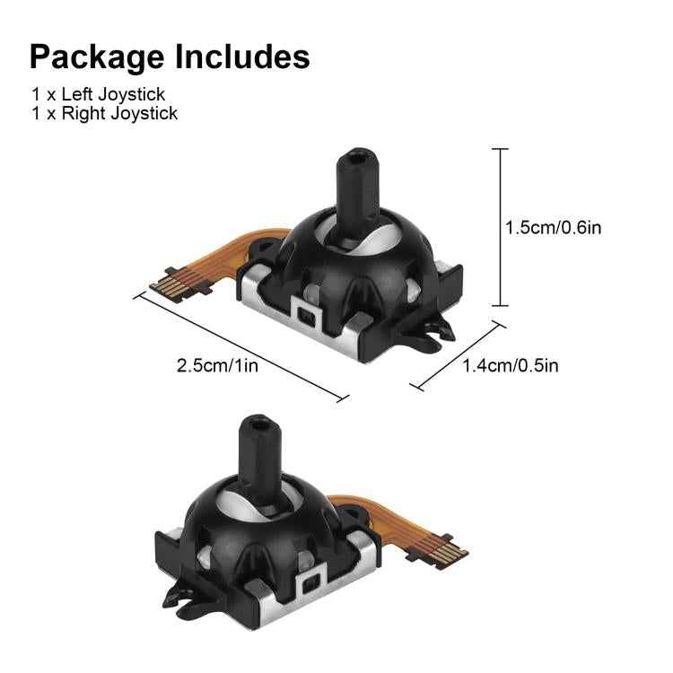 1 Pair 3D Hall Effect Analog Joystick, For Sony PS5 Portal