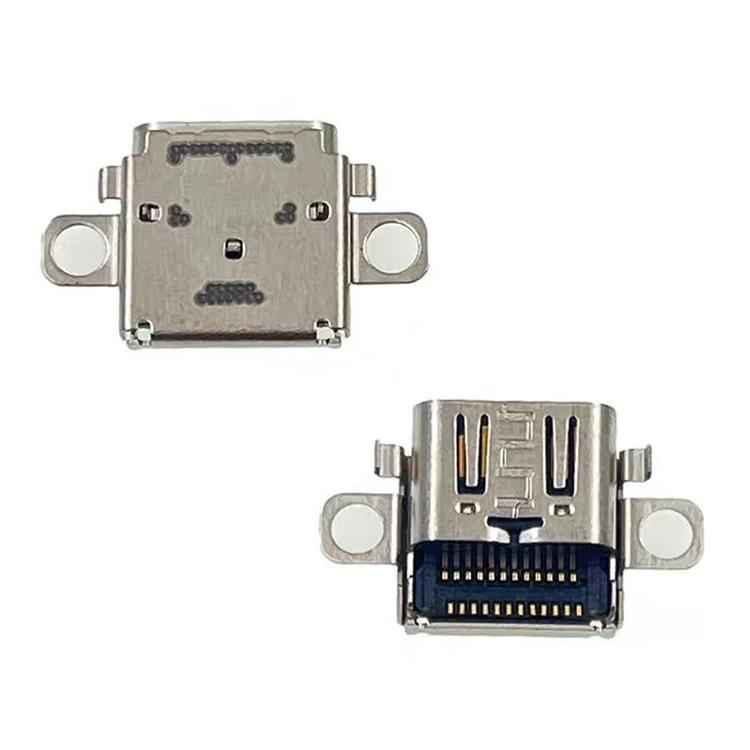 Charging Port Type-C Connector, Rolled Edge, Flat Edge