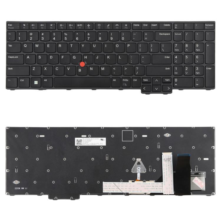 US Version Backlit Laptop Keyboard with Pointing for Lenovo Thinkpad T16 Gen 1 P16S Gen 1 L15 Gen 3, For Lenovo Thinkpad T16 Gen 1