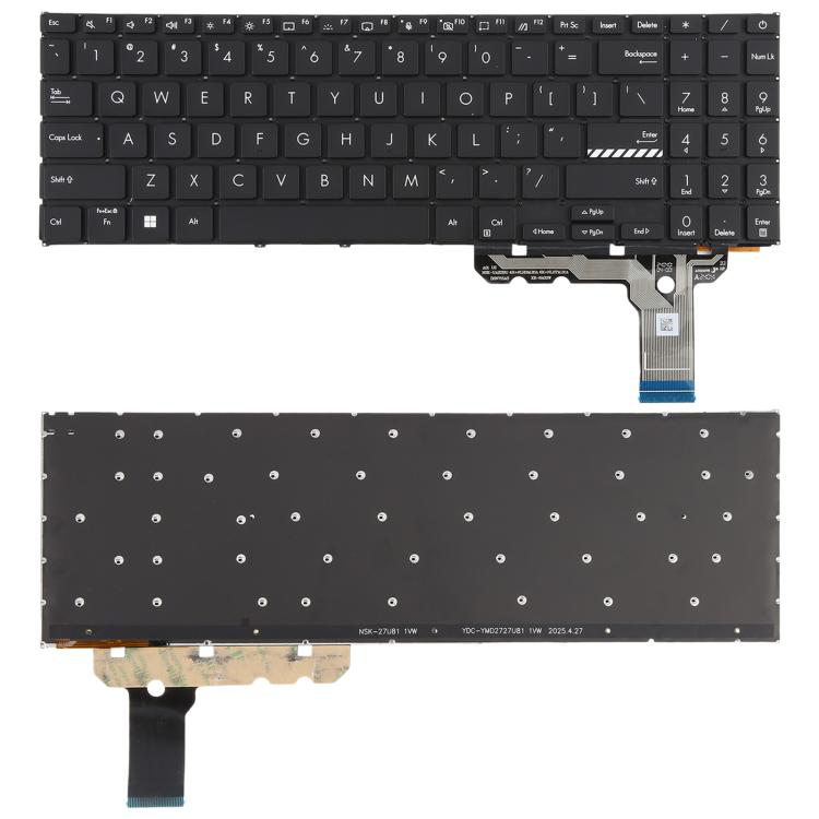 For ASUS Vivobook X1504 X1504Z X1504V X1504VA US Version Backlit Laptop Keyboard