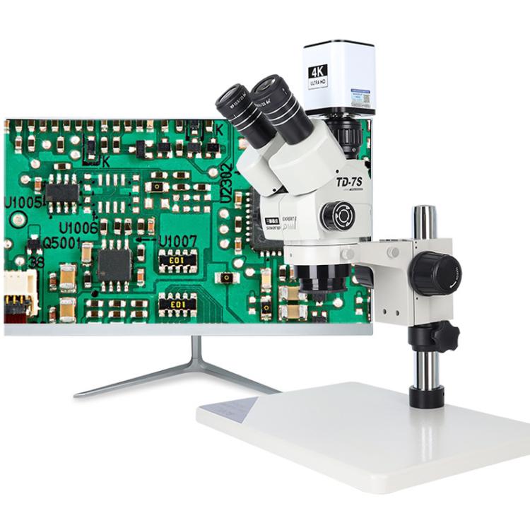 TAIDA TD-4KAF 60FPS CCD Edge Detection 4K Industry Microscope Camera, EU Plug, UK Plug, US Plug