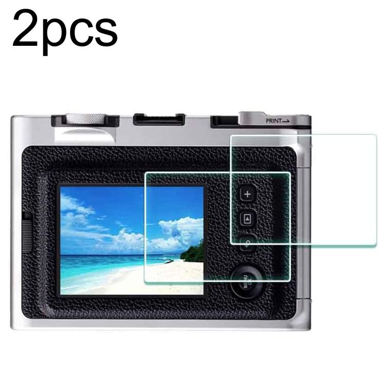 2pcs HD Anti-Scratch Anti-Fingerprint Tempered Glass Film, For FUJIFILM instax WIDE Evo, For FUJIFILM instax mini Evo