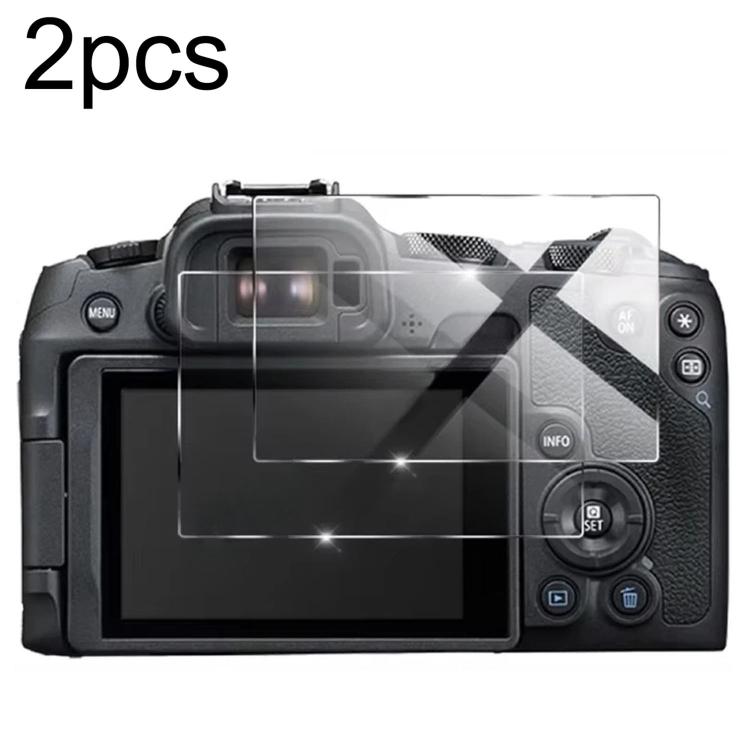 2pcs HD Anti-Scratch Anti-Fingerprint Tempered Glass Film, For Canon EOS C50, For Canon EOS R8