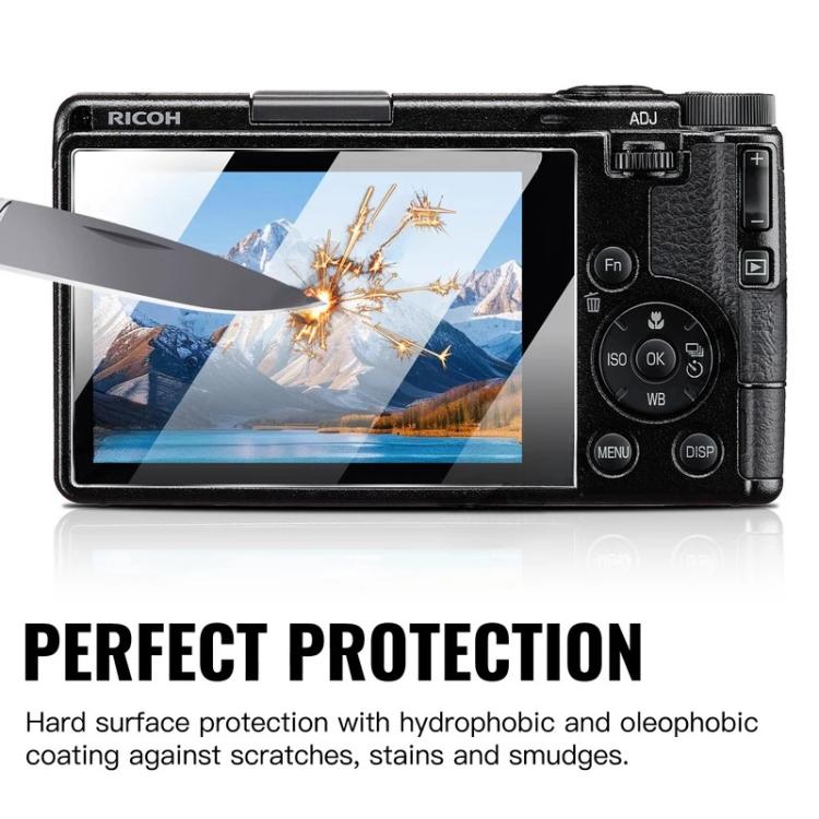 2pcs HD Anti-Scratch Anti-Fingerprint Tempered Glass Film, For RICOH GR IV / GR4