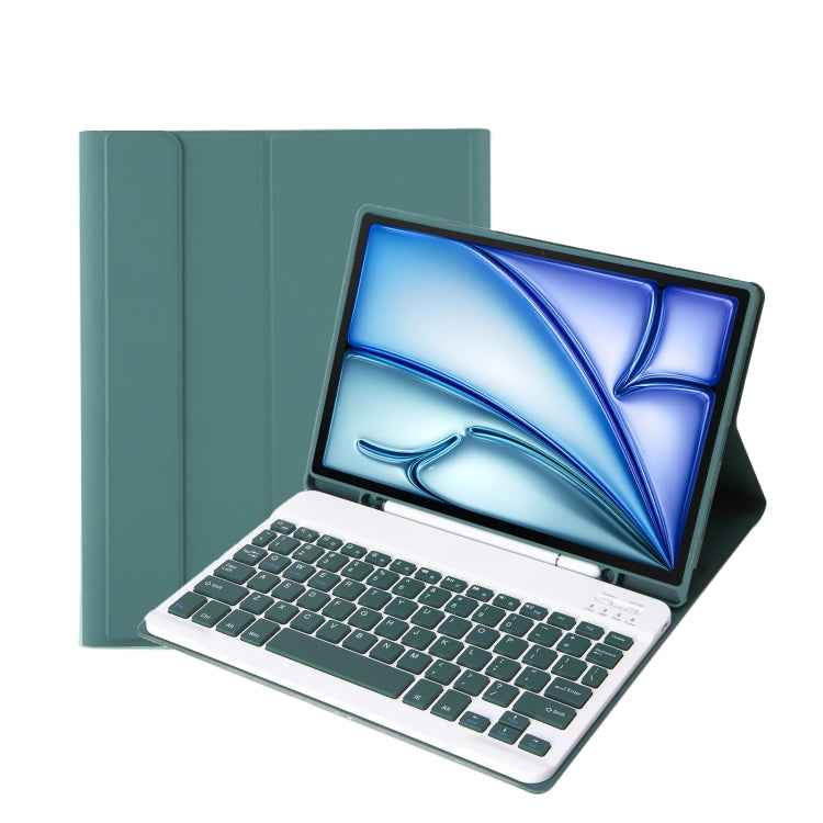 For iPad Air 11 2024 / 2025 / Air 4 2020 / Air 5 2022 A098B Detachable ABS Ultra-thin Candy Colors Bluetooth Keyboard Protective Case with Stand & Pen Slot, A098B