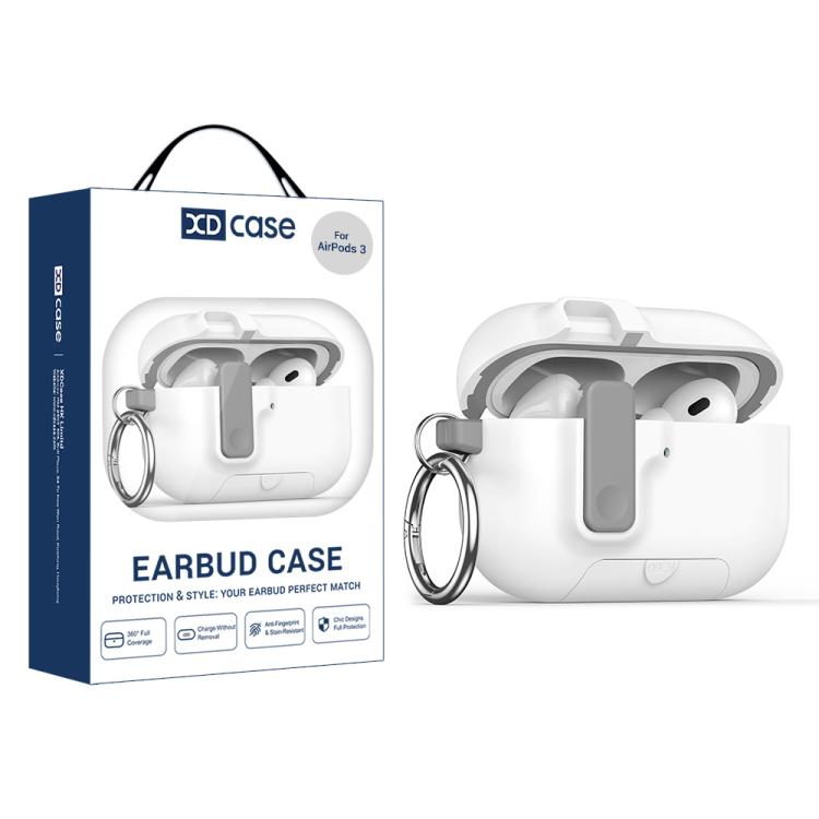 XDcase Armor Full-body Earphone Case with Hook & Security Lock, For AirPods Pro 3, For AirPods 4, For AirPods Pro 2 / 1