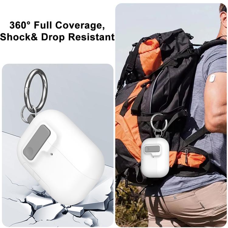 XDcase Armor Full-body Earphone Case with Hook & Security Lock, For AirPods Pro 3, For AirPods 4, For AirPods Pro 2 / 1
