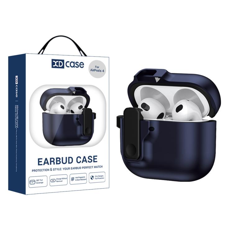 XDcase Armor Full-body Earphone Case with Hook & Security Lock, For AirPods Pro 3, For AirPods 4, For AirPods Pro 2 / 1