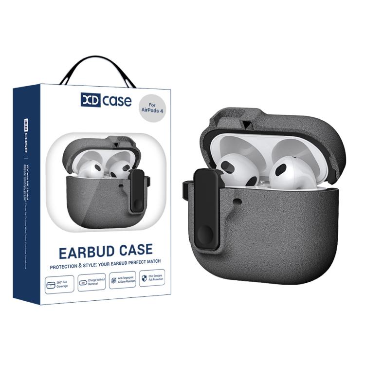 XDcase Armor Full-body Earphone Case with Hook & Security Lock, For AirPods Pro 3, For AirPods 4, For AirPods Pro 2 / 1