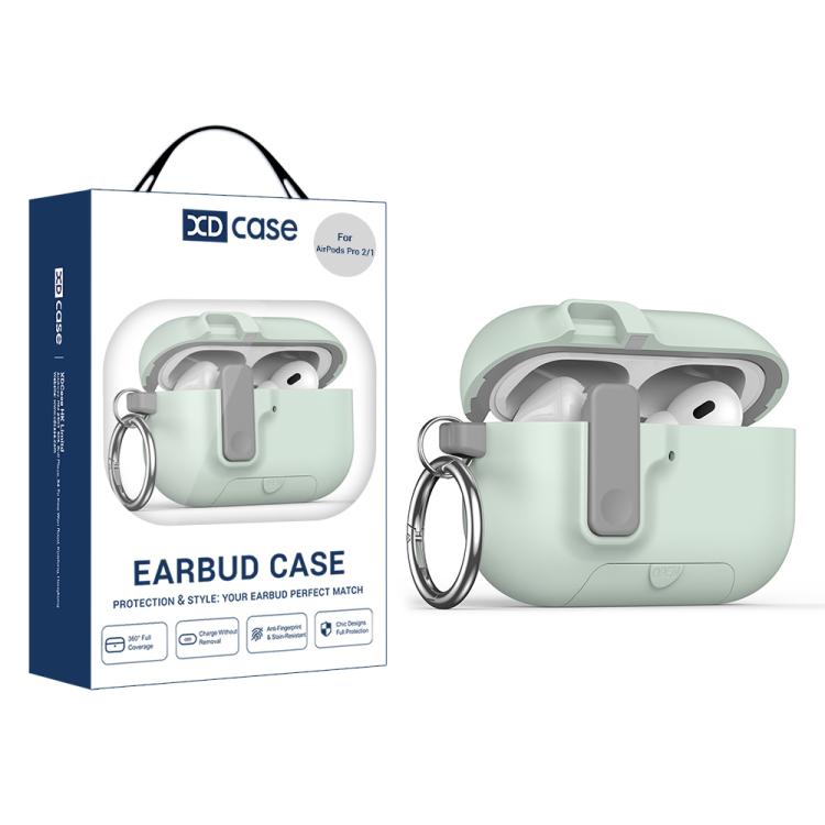 XDcase Armor Full-body Earphone Case with Hook & Security Lock, For AirPods Pro 3, For AirPods 4, For AirPods Pro 2 / 1