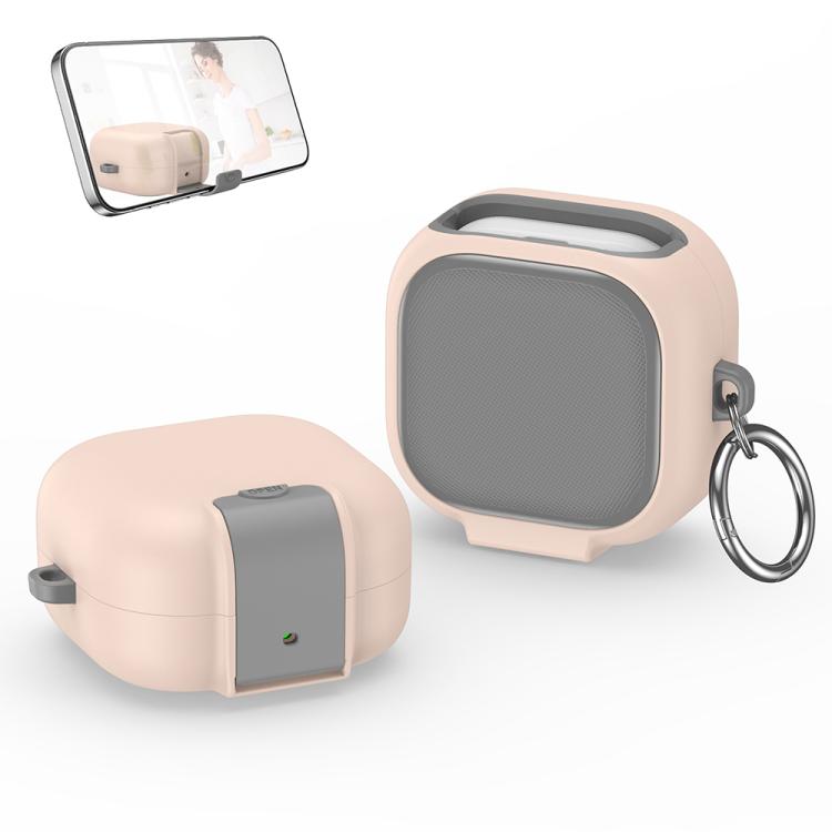 XDcase Armor Full-body Earphone Case with Hook & Security Lock, For Samsung Galaxy Buds4 / 4 Pro