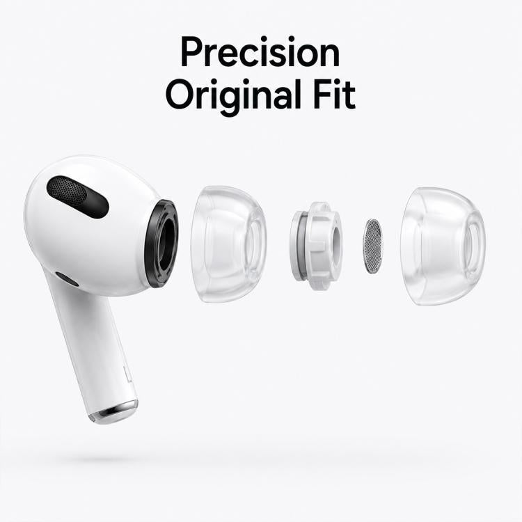 XDcase 4 Pairs Replacement Liquid Silicone Ear Tips, XS/S/M/L Size, For AirPods Pro 3, For AirPods Pro 1 / 2