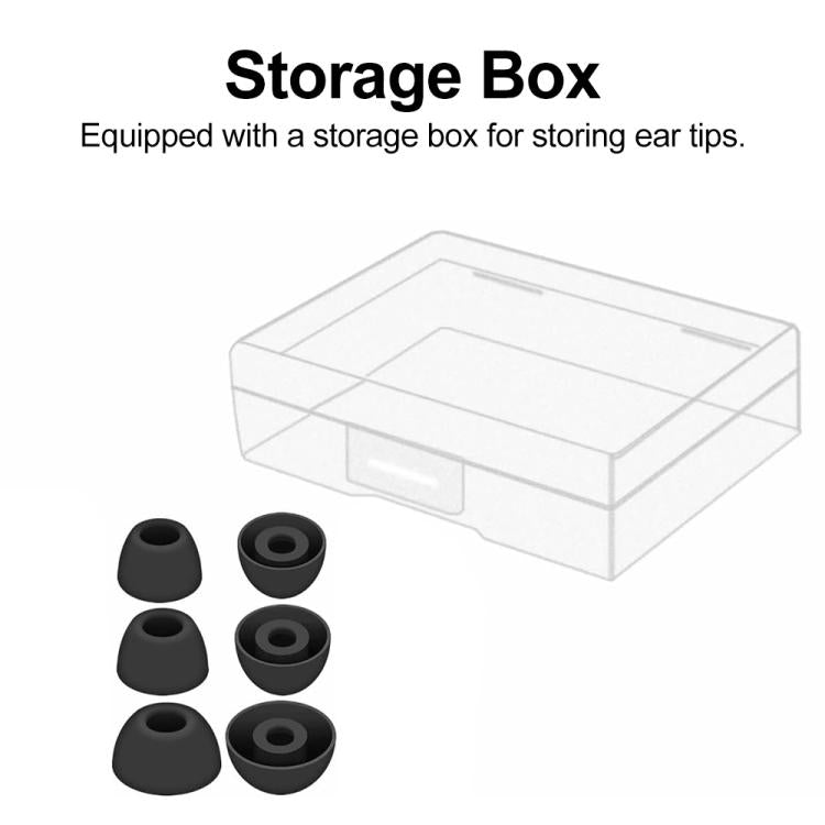 XDcase 3 Pairs Replacement Silicone Ear Tips Kit, S/M/L Size, For Samsung Galaxy Buds2 Pro / Buds+