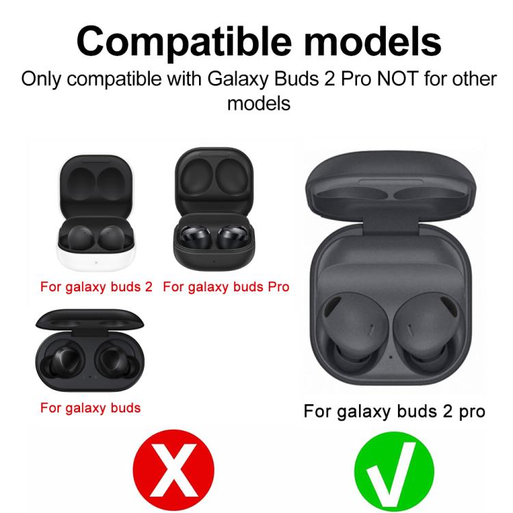 XDcase 3 Pairs Replacement Silicone Ear Tips Kit, S/M/L Size, For Samsung Galaxy Buds2 Pro / Buds+