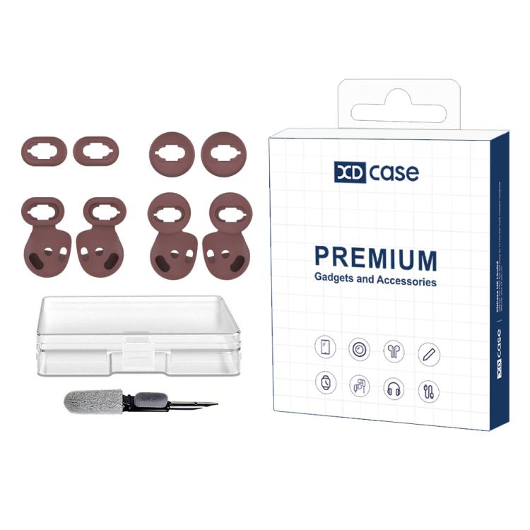 XDcase 4 Pairs Silicone Ear Tips & Ear Hooks Kit, Left & Right S/L Size, For Samsung Galaxy Buds Live