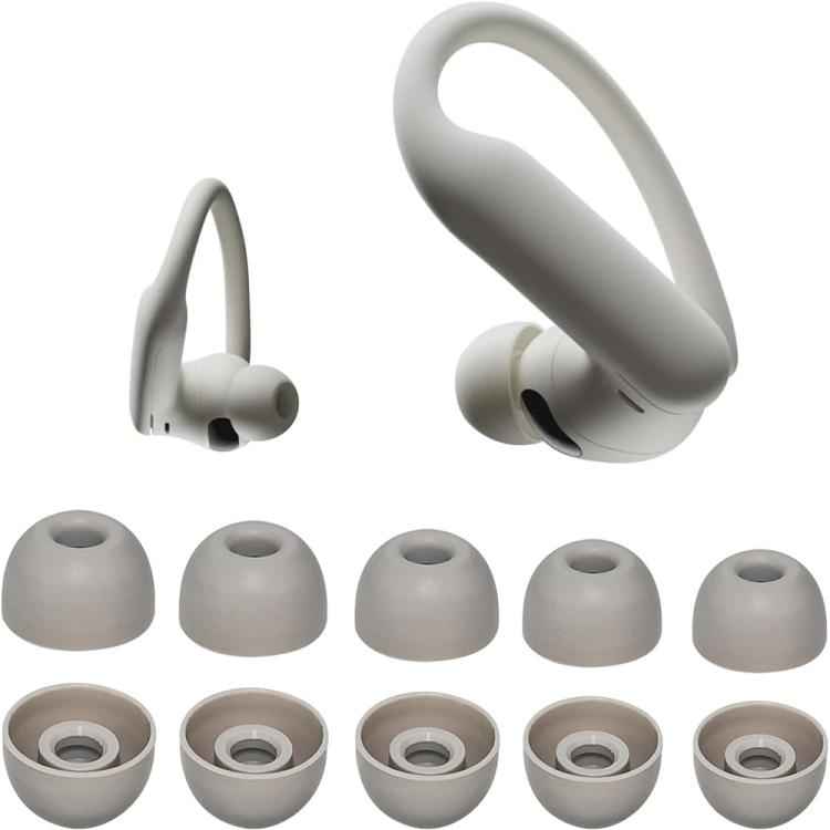XDcase 5 Pairs Silicone Ear Tips Kit, XS/S/M/L/XL Size, For Beats Powerbeats Pro 2 / Fit / Studio Buds