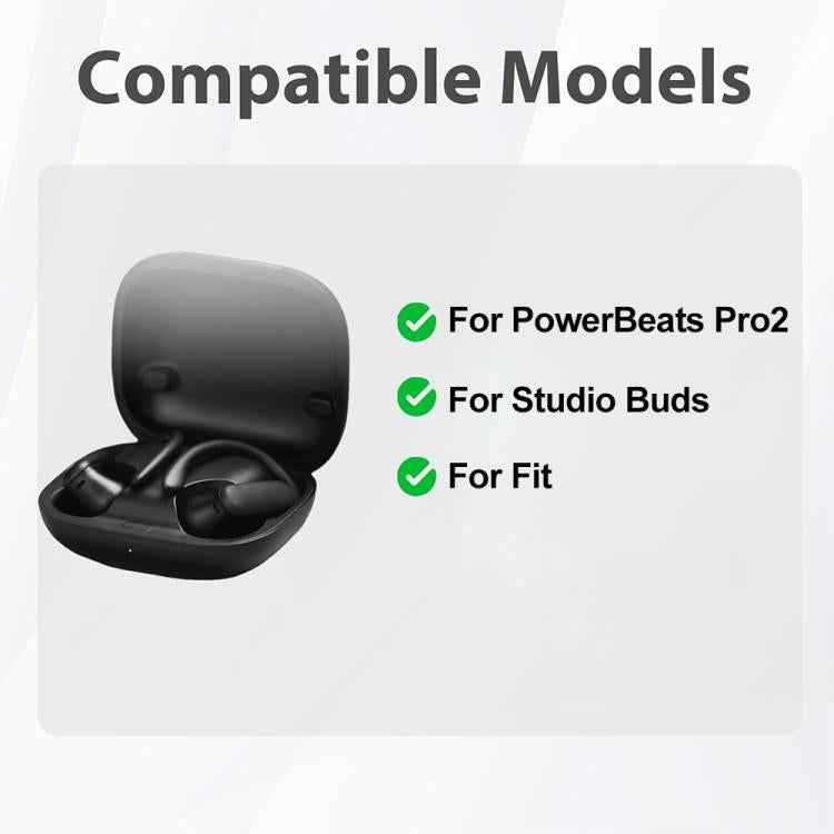 XDcase 5 Pairs Silicone Ear Tips Kit, XS/S/M/L/XL Size, For Beats Powerbeats Pro 2 / Fit / Studio Buds