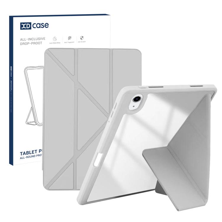 XDcase Rice Grain Texture Y-fold Holder Smart Tablet Leather Case with Pen Slot, For iPad Air 11 inch 2026 / 2025 / 2024, For iPad 2025 / 2022, For iPad Pro 11 inch 2022 / 2021 / 2020