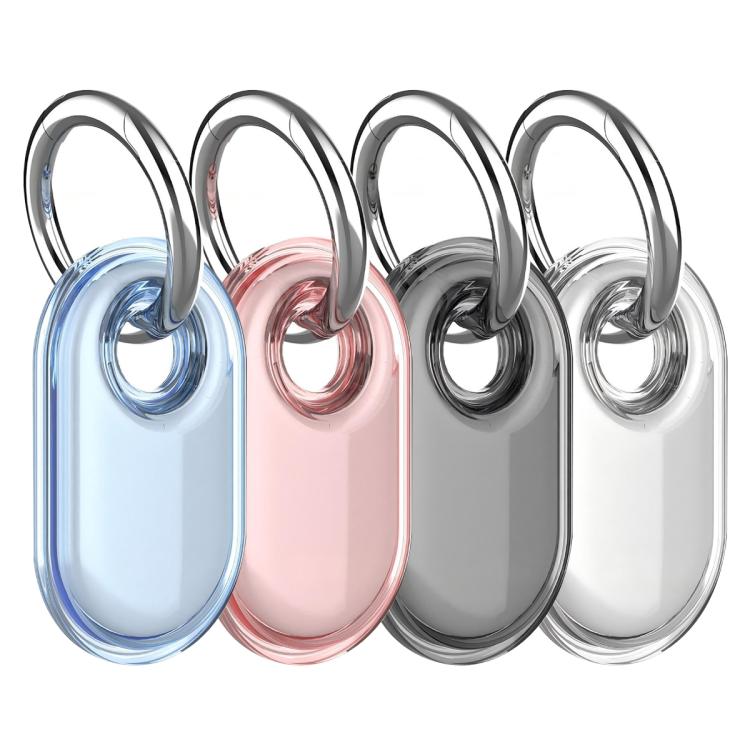 XDcase 4pcs Full-Coverage Waterproof TPU Protective Case with Keychain, 4PCS (Transparent Black Pink Blue), 4PCS (Transparent Black Purple Green)