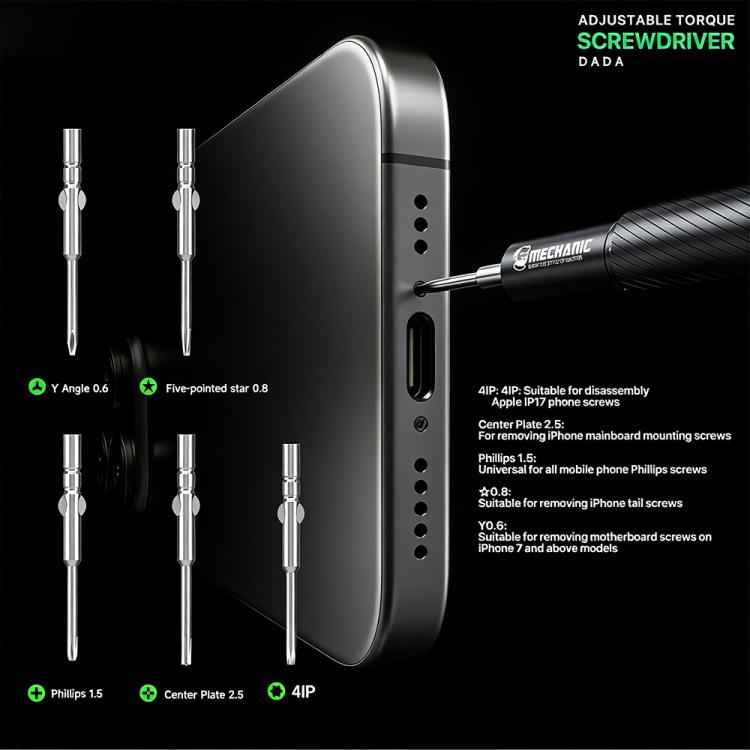 Mechanic DADA Auto-Lock Adjustable Torque Screwdriver Set, Mechanic DADA