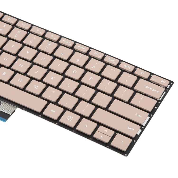 US Version Laptop Keyboard, For Microsoft Surface Laptop 3 / 4(Gold)